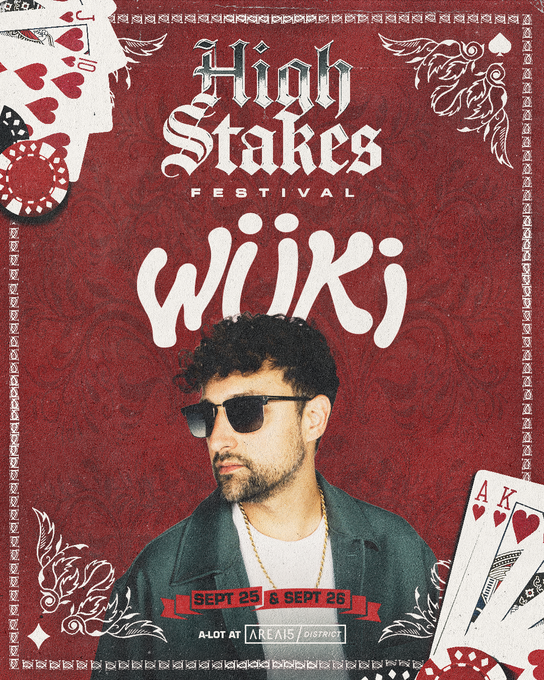 Wuki lineup poster for High Stakes Festival 2026